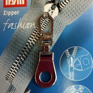 Blixtlåshänge Silver rund