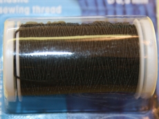 Gummitråd 0,5mm svart