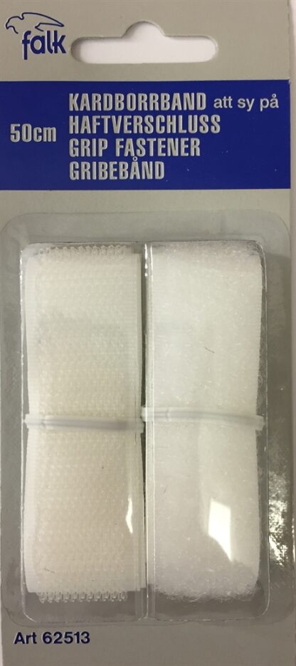 Karborrband 50cm vit