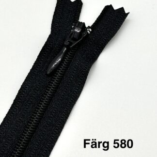 Blixtlås Färg 580 svart 60cm (Y100)
