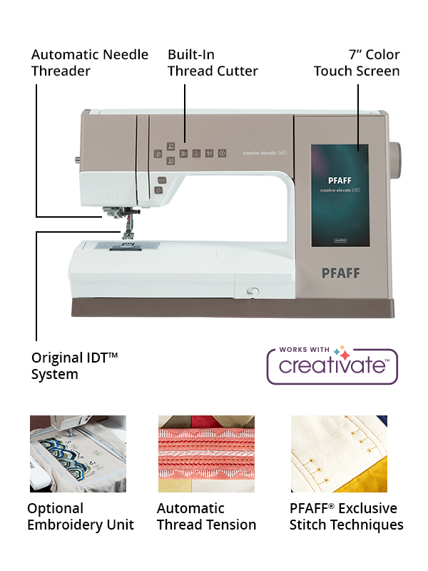 Pfaff Creative elevate 680 Symaskin - Bild 5